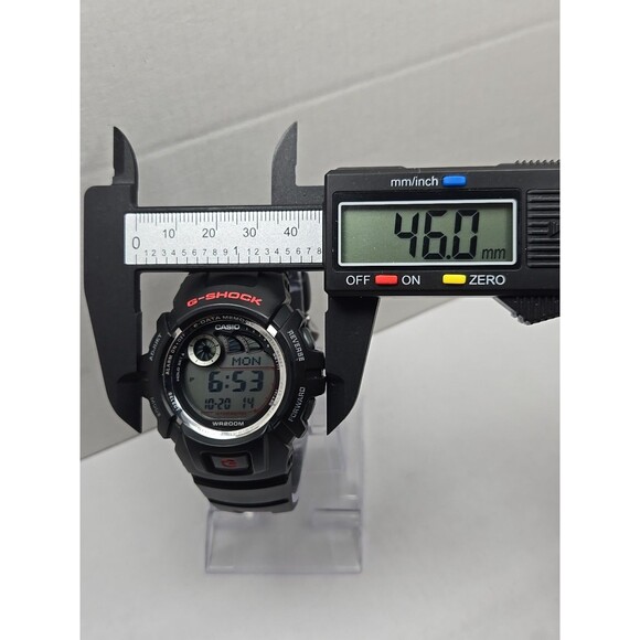 Casio G Shock G-2900 Digital Watch 200M WR World Time EL Data Memory New Battery - Picture 5 of 11